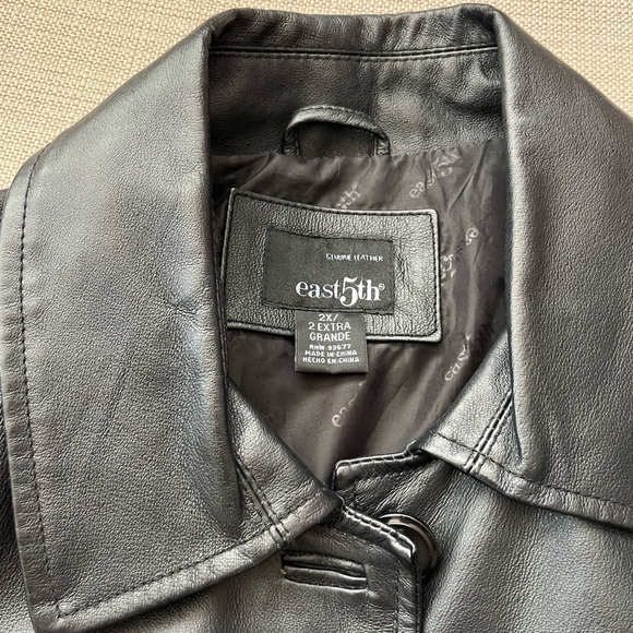 East 5th Genuine Leather Jacket - Picture 3 of 4